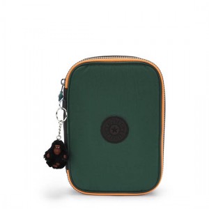 Kipling 100 Pens Cases Dark Green | K-7215348