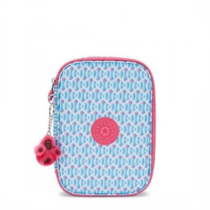 Kipling 100 Pens Printed Cases Blue | K-4571032