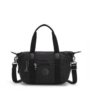 Kipling Art Mini Printed Shoulder Bags Black | K-3019874