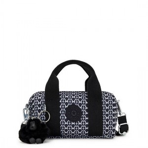 Kipling Bina Mini Printed Shoulder Bags Dark Grey | K-9284150