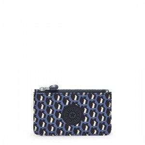 Kipling Camilo Printed Zip Wallet Blue | K-5429307