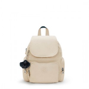 Kipling City Zip Mini Backpack Beige | K-3106478