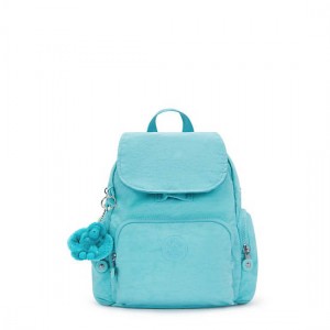 Kipling City Zip Mini Backpack Light Turquoise | K-8745329