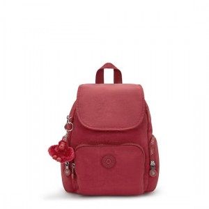 Kipling City Zip Mini Backpack Red | K-3086547