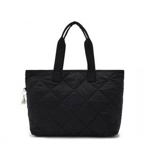 Kipling Colissa Quilted Tote Bags Black | K-1425839