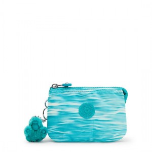 Kipling Creativity Small Printed Pouches Light Turquoise | K-7043862