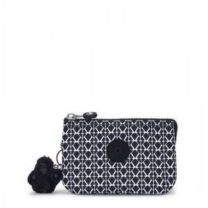 Kipling Creativity Small Printed Pouches Dark Grey | K-3204189