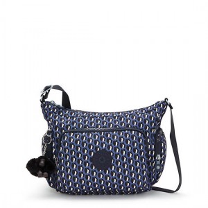 Kipling Gabb Small Printed Crossbody Bags Blue | K-0957648