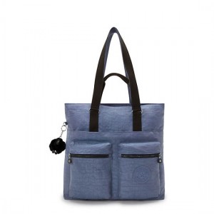 Kipling India 16" Laptop Tote Bags Blue | K-4789120