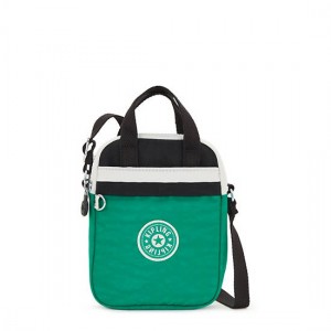 Kipling Levy Crossbody Phone Bag Deep Green Black | K-2147958