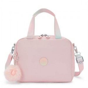 Kipling Miyo Metallic Lunch Bags Pink | K-8463951