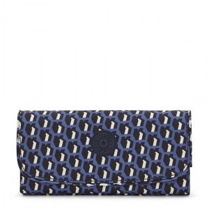 Kipling Money Land Printed Wallet Blue | K-9718603