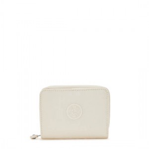 Kipling Money Love Metallic Small Wallets Beige | K-0513247