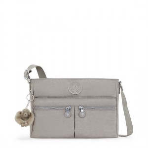 Kipling New Angie Crossbody Bags Grey | K-8503926