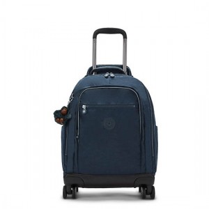 Kipling New Zea 15" Laptop Rolling Backpack Blue | K-7503169