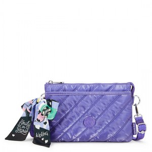 Kipling Riri Emily in Paris Quilted Crossbody Bags Purple | K-8731409