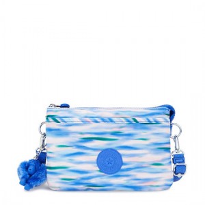 Kipling Riri Printed Crossbody Bags Blue | K-3840751