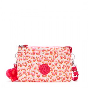 Kipling Riri Printed Crossbody Bags Pink | K-7458063