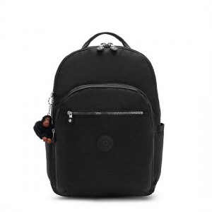 Kipling Seoul Extra Large 17" Laptop Backpack Black | K-5870931