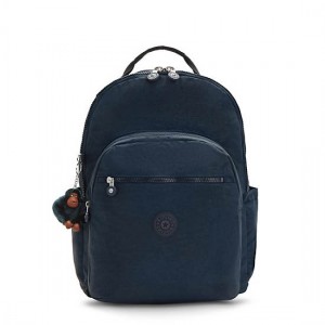 Kipling Seoul Extra Large 17" Laptop Backpack Blue | K-5190278