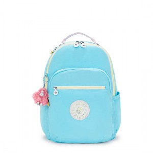 Kipling Seoul Large 15" Laptop Backpack Blue | K-4057829