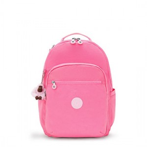 Kipling Seoul Large 15" Laptop Backpack Pink | K-0354918