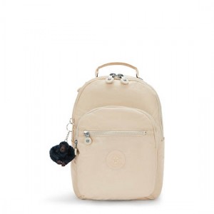 Kipling Seoul Small Tablet Backpack Beige | K-6571402