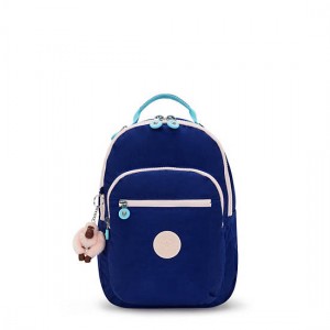 Kipling Seoul Small Tablet Backpack Navy | K-1987254