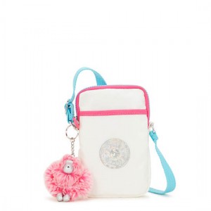 Kipling Tally Metallic Purses White | K-9260183