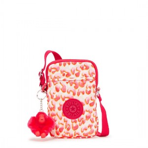 Kipling Tally Printed Phone Bag Pink | K-2437960