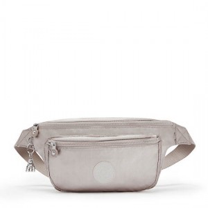 Kipling Yasemina Extra Large Metallic Waist Bags Metal | K-6402197