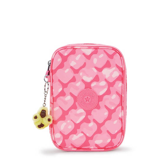 Kipling 100 Pens Printed Cases Pink | K-2378490