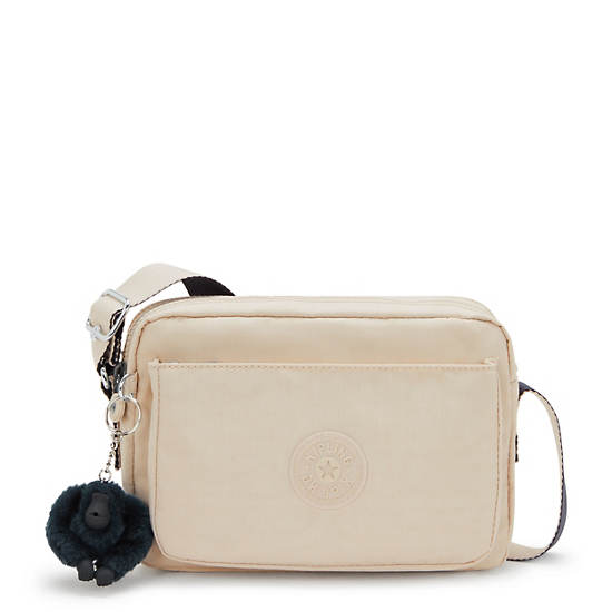 Kipling Abanu Medium Crossbody Bags Beige | K-5289360