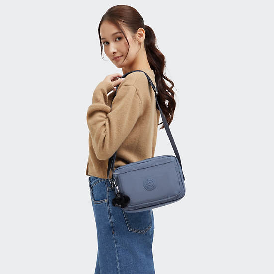 Kipling Abanu Medium Crossbody Bags Blue | K-4516937