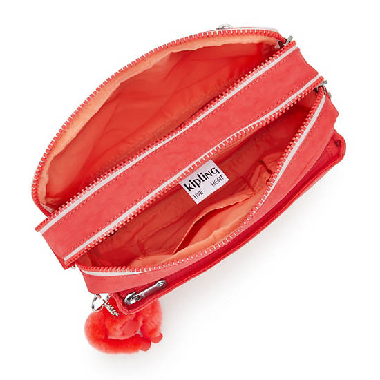 Kipling Abanu Medium Crossbody Bags Red | K-5783496