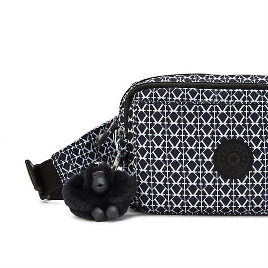 Kipling Abanu Multi Printed Convertible Waist Bags Dark Grey | K-5693847