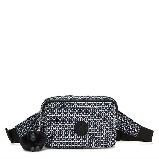 Kipling Abanu Multi Printed Convertible Waist Bags Dark Grey | K-5693847