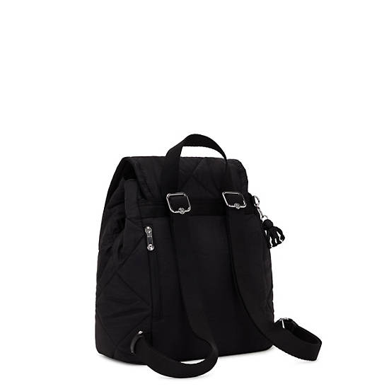 Kipling Adino Small Quilted Backpack Black | K-2803475