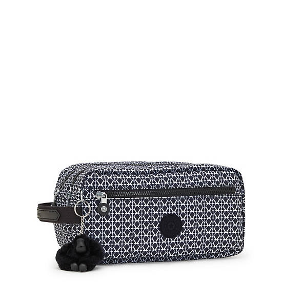 Kipling Agot Printed Toiletry Bags Dark Grey | K-7401823