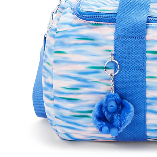 Kipling Argus Small Printed Duffle Bags Blue | K-0341925