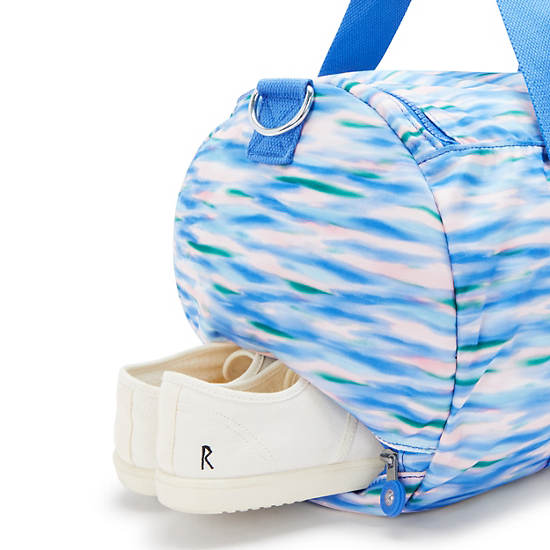 Kipling Argus Small Printed Duffle Bags Blue | K-0341925