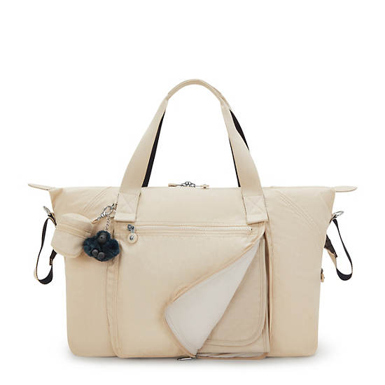 Kipling Art Medium Baby Diaper Bag Beige | K-1526809