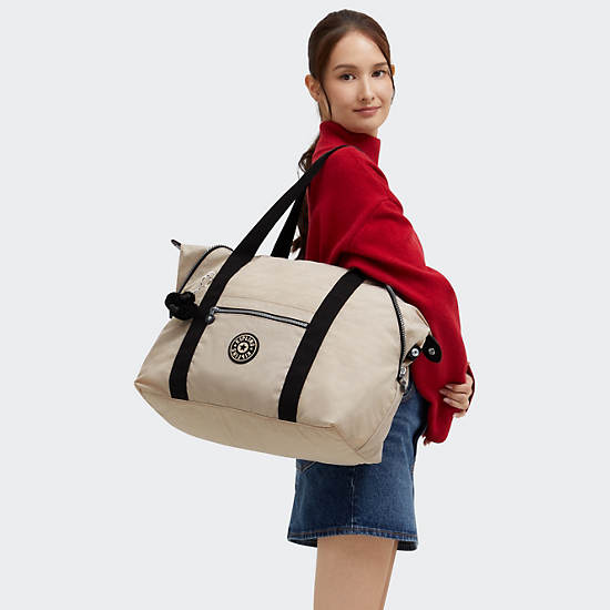 Kipling Art Medium Tote Bags Beige | K-3927605