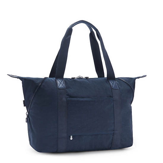 Kipling Art Medium Tote Bags Blue | K-0687415