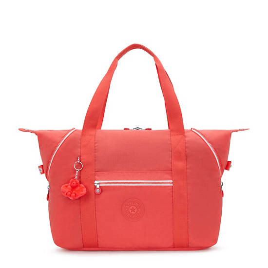 Kipling Art Medium Tote Bags Red | K-4860715