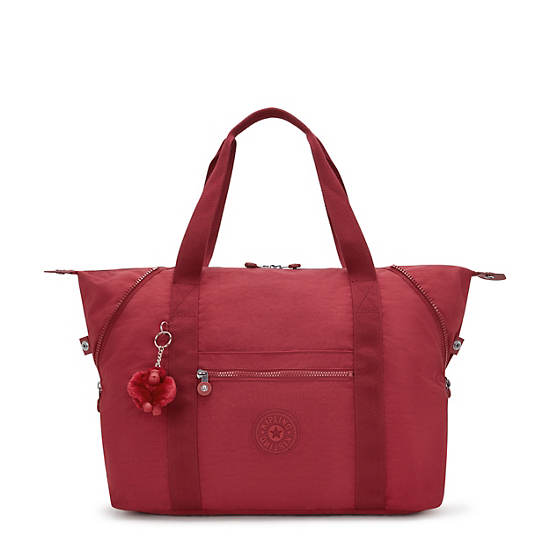 Kipling Art Medium Tote Bags Red | K-6459371