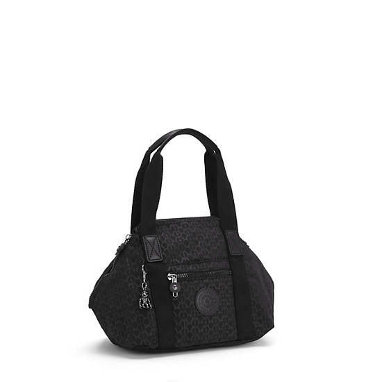 Kipling Art Mini Printed Shoulder Bags Black | K-3019874