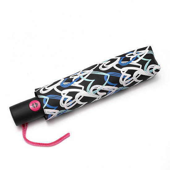 Kipling Auto Open Printed Umbrellas Multicolor | K-7386915