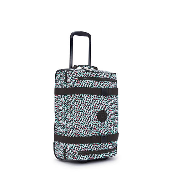 Kipling Aviana Small Printed Rolling Carry-On Duffle Bags Multicolor | K-9130458