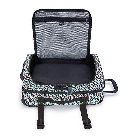 Kipling Aviana Small Printed Rolling Carry-On Duffle Bags Multicolor | K-9130458